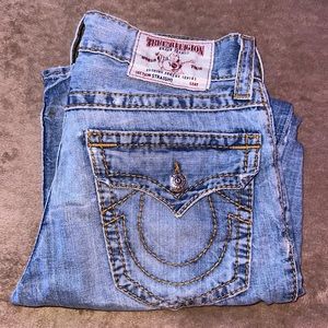 Men’s pair of Straight True Religion Jeans! Size 31!